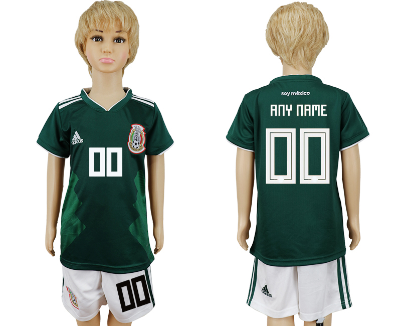 2018 maillot pour enfants MEXICO CHIRLDREN YOUR NAME